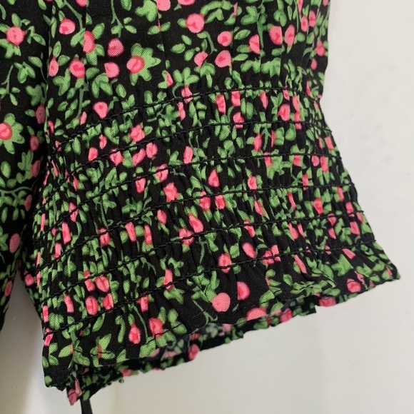 J crew floral midi cottage core fairy romantic dress size 10 new boho cottage c - Picture 2 of 14